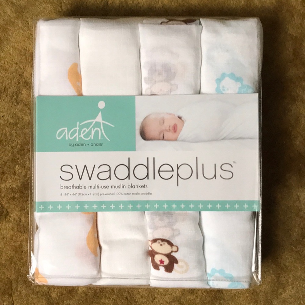 Aden by Aden + Anais 4-pack Swaddle NEW in pack